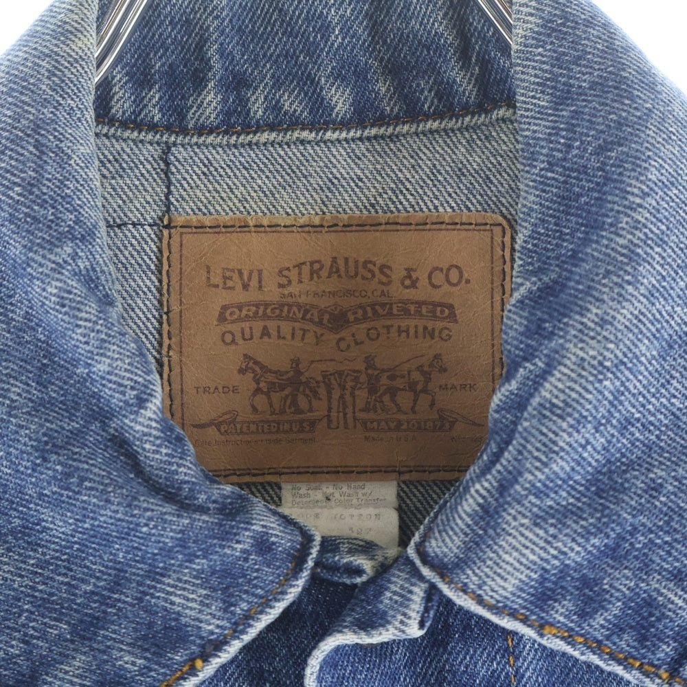 Levi's(リーバイス) 80S VINTAGE ヴィンテージ ボタン裏527 オレンジタブ デニムトラッカージャケット インディゴ