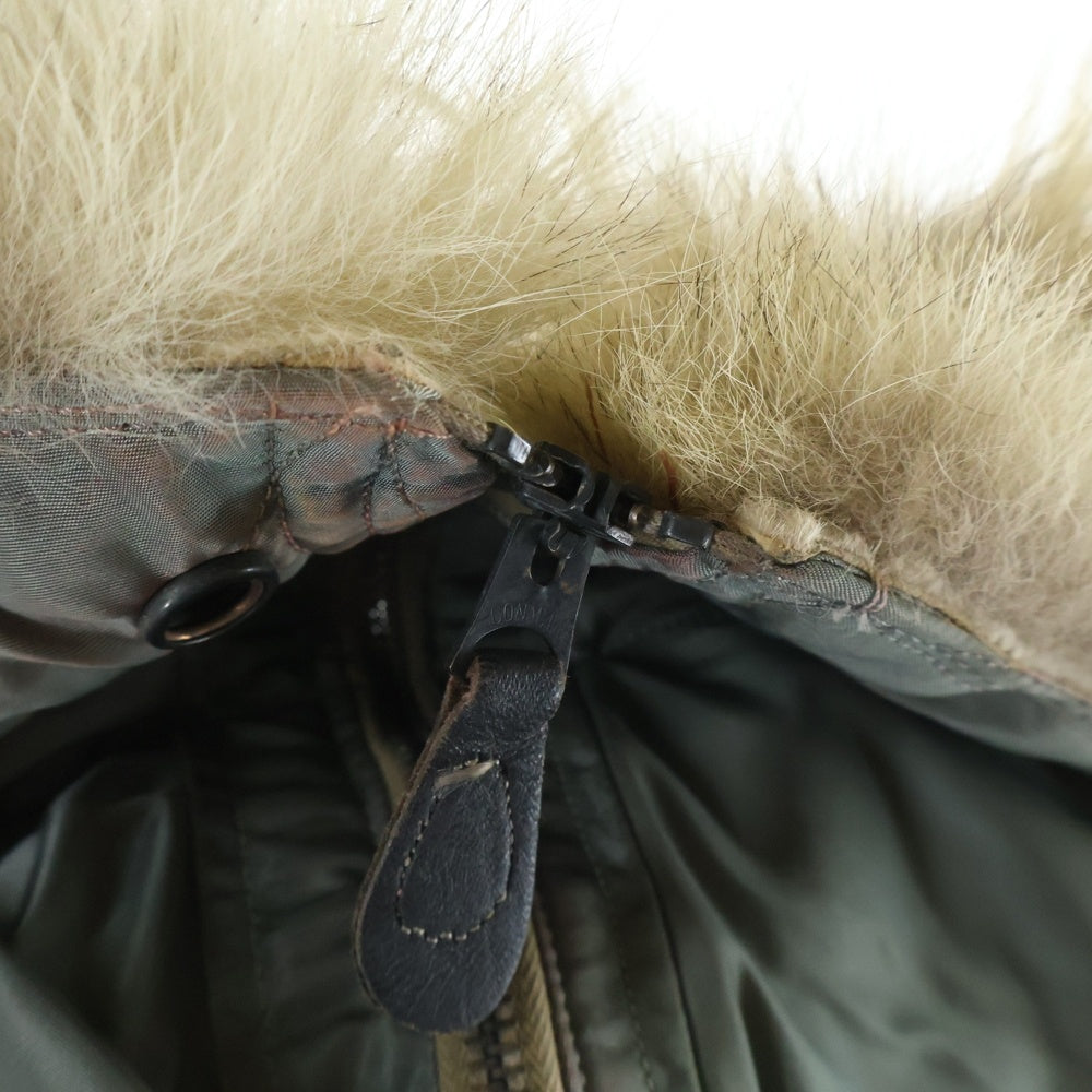 VINTAGE(ヴィンテージ) 50S VINTAGE MILITARY N-2B ヴィンテージ ミリタリー 初期型 黒タグ ファーフーデッド フライトジャケット カーキ MIL-J-6278B