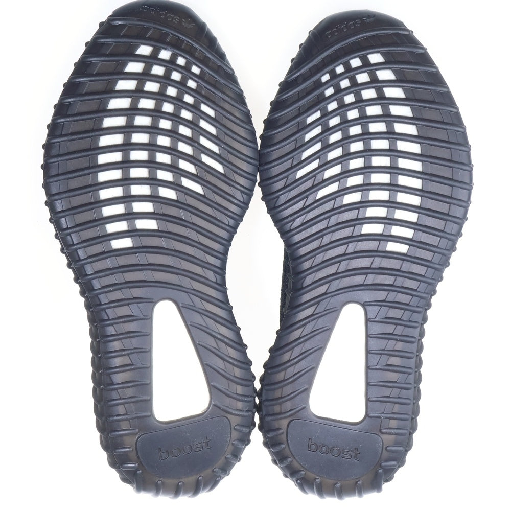 adidas(アディダス) YEEZY BOOST 350 V2 CORE BLACK イージーブースト コアブラック ローカットスニーカー ブラック/レッド US9.5/27.5cm CP9652