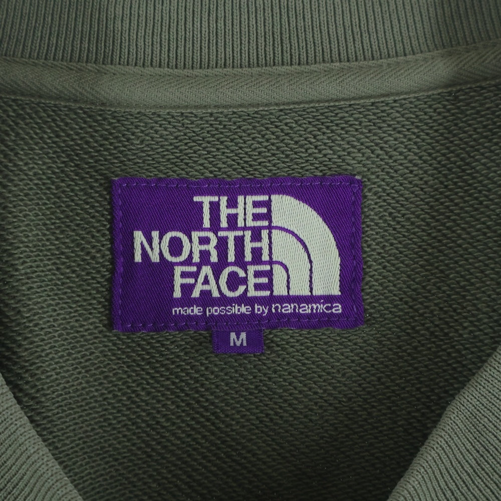 THE NORTH FACE PURPLE LABEL(ノースフェイスパープルレーベル) 11OZ FIELD SHORT SLEEVE SWEATSHIRT イレブンオンス フィールド ショートスリーブ スウェット トレーナ カーキ N25SH042