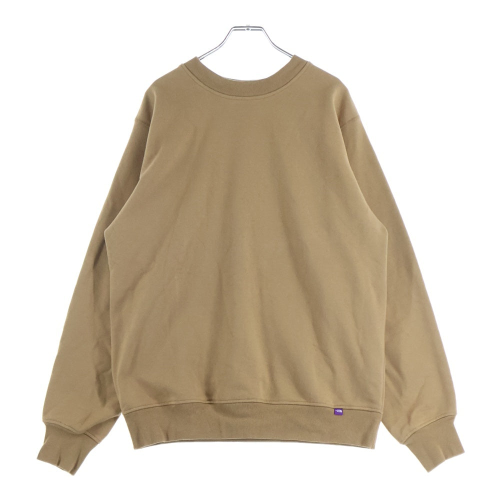 THE NORTH FACE PURPLE LABEL(ノースフェイスパープルレーベル) FIELD CREWNECK SWEATSHIRT フィールド クルーネック スウェット トレーナー ブラウン NT6350N