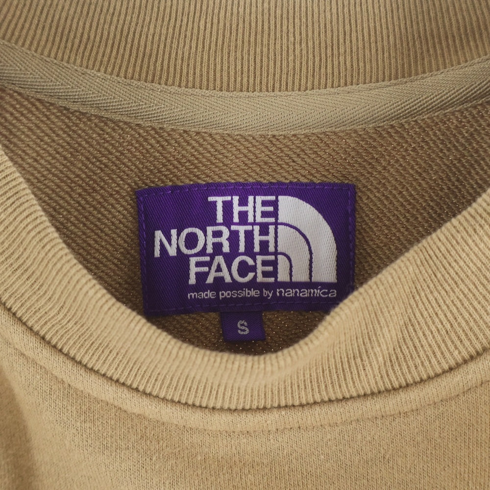 THE NORTH FACE PURPLE LABEL(ノースフェイスパープルレーベル) FIELD CREWNECK SWEATSHIRT フィールド クルーネック スウェット トレーナー ブラウン NT6350N
