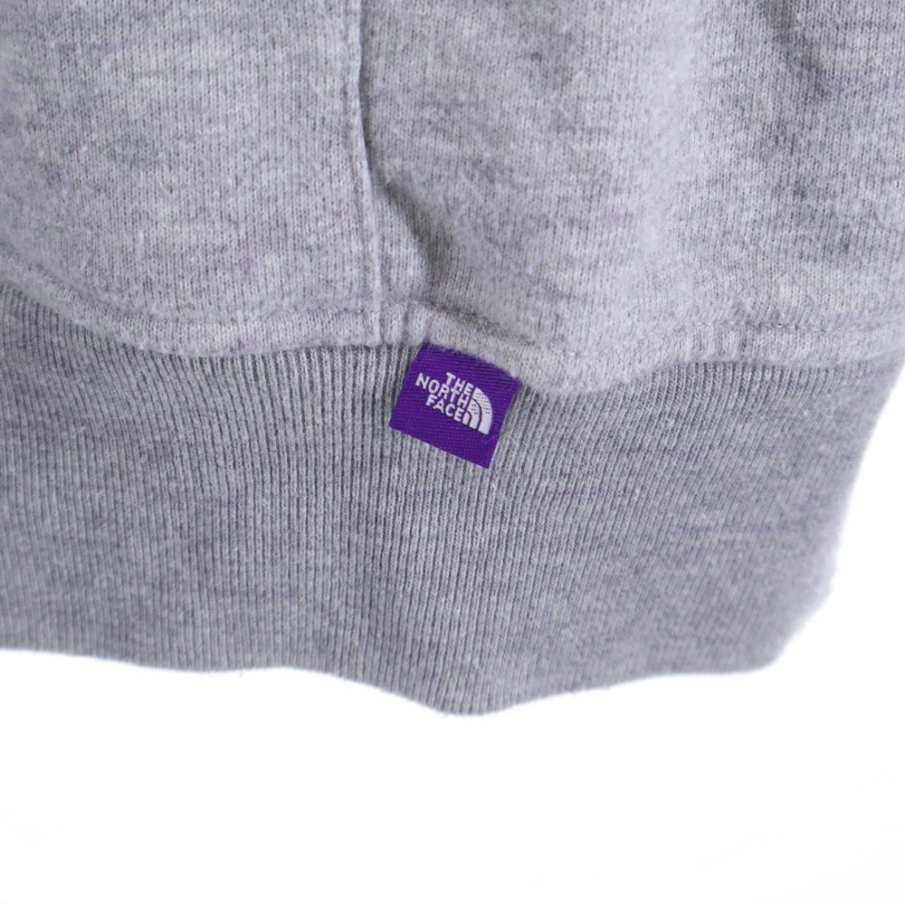 THE NORTH FACE PURPLE LABEL(ノースフェイスパープルレーベル) FIELD HOODIE MIX GRAY フィールド ミックス フーデッド スウェット パーカー グレー NT6351N