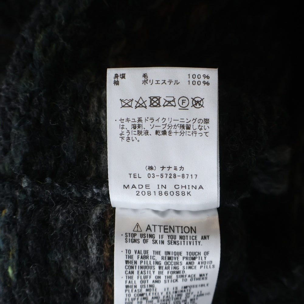 THE NORTH FACE PURPLE LABEL(ノースフェイスパープルレーベル) FIELD CREW NECK SWEATER フィールド クルー ネック ニット セーター グレー NT6254N