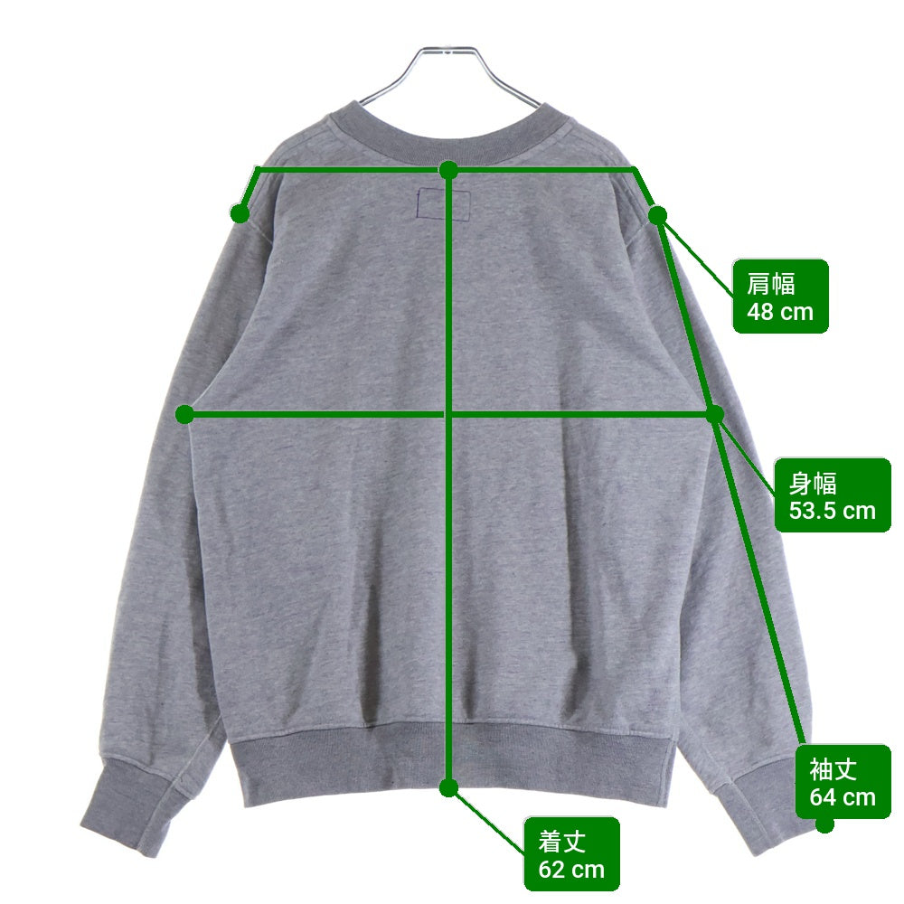 THE NORTH FACE PURPLE LABEL(ノースフェイスパープルレーベル) FIELD CREWNECK SWEATSHIRT フィールド クルーネック スウェット トレーナー グレー NT6350N