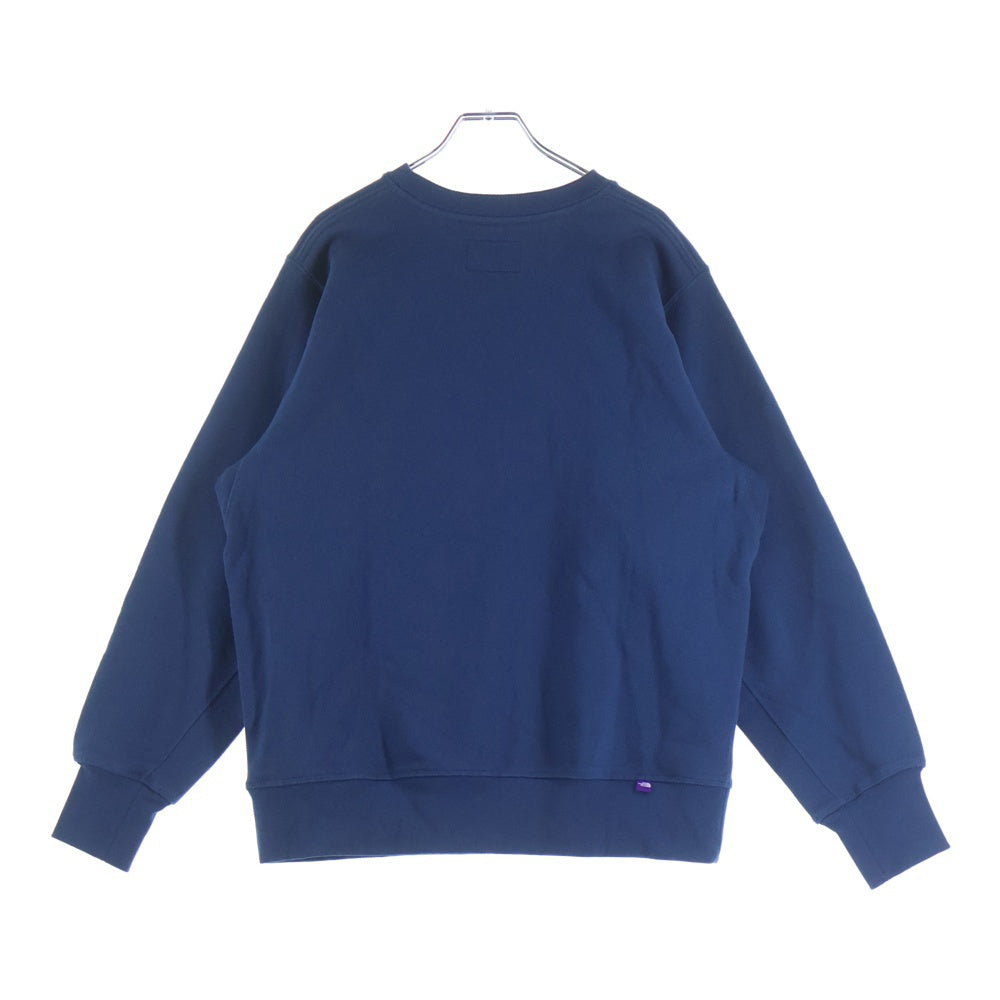 THE NORTH FACE PURPLE LABEL(ノースフェイスパープルレーベル) FIELD CREWNECK SWEATSHIRT フィールド クルーネック スウェット トレーナー ブルー N24FH060