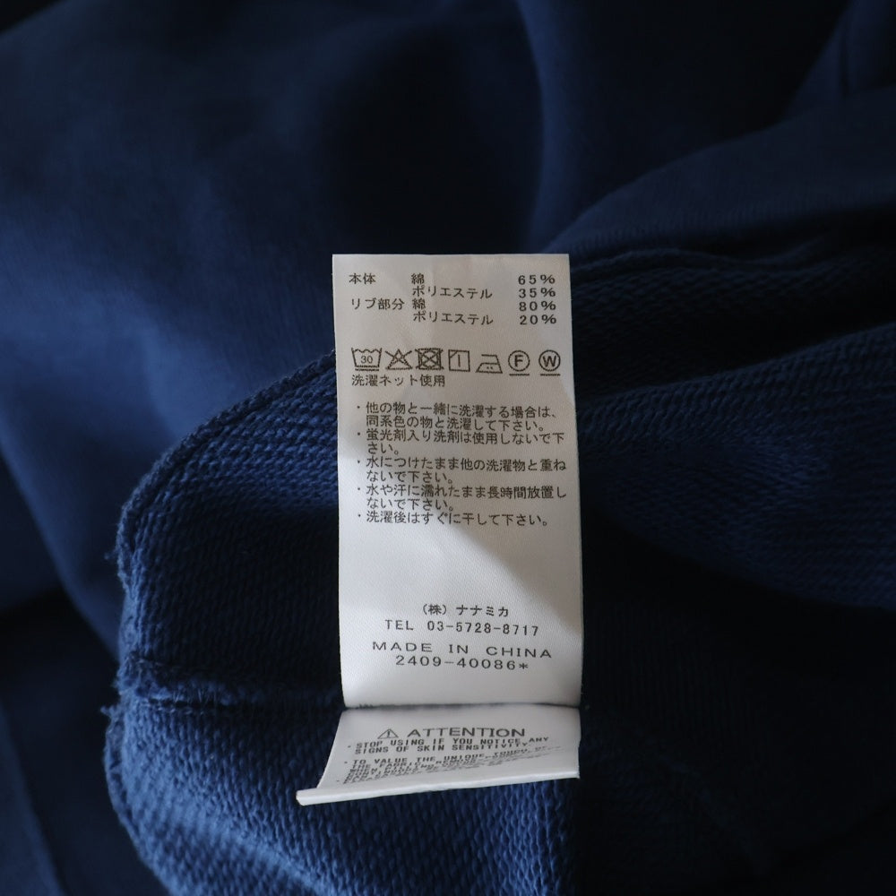THE NORTH FACE PURPLE LABEL(ノースフェイスパープルレーベル) FIELD CREWNECK SWEATSHIRT フィールド クルーネック スウェット トレーナー ブルー N24FH060