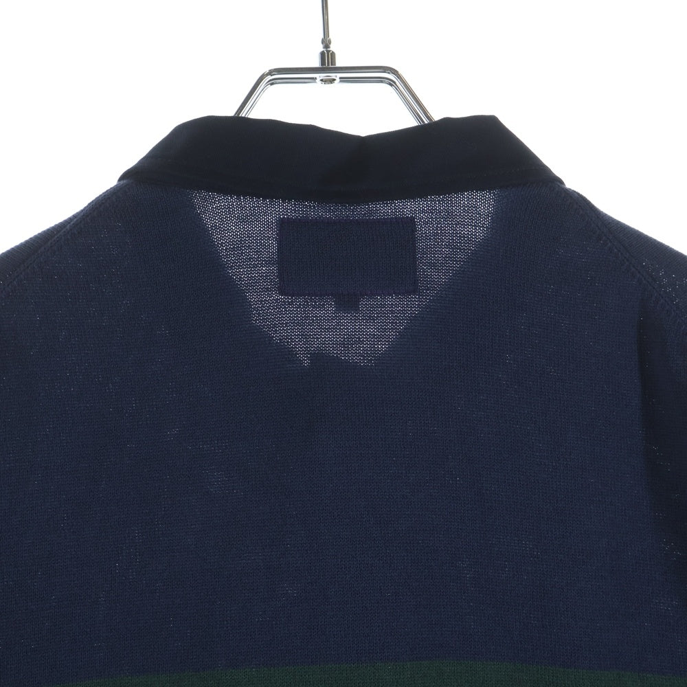 THE NORTH FACE PURPLE LABEL(ノースフェイスパープルレーベル) 25SS FIELD KNIT RUGBY SHIRT フィールドニット ラグビーシャツ マルチ N25SJ025