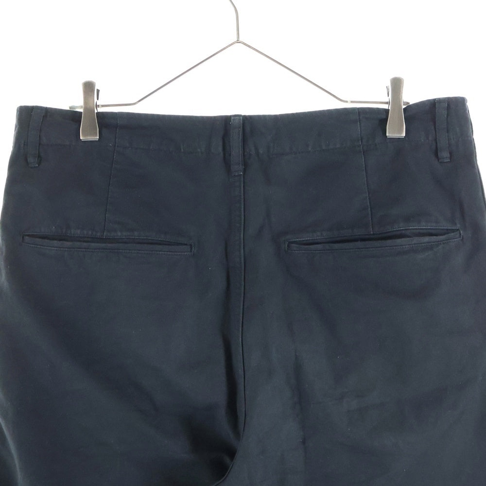 VISVIM(ヴィスヴィム) 25SS EX WIDE CHINO PANTS イーエックス ワイド ボタンフライ チノパンツ ブラック 0125105008008