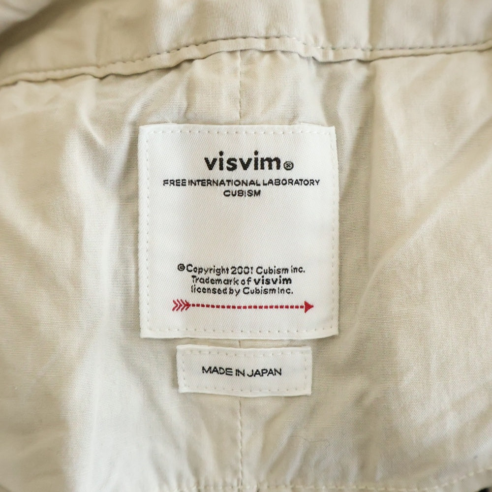 VISVIM(ヴィスヴィム) 25SS EX WIDE CHINO PANTS イーエックス ワイド ボタンフライ チノパンツ ブラック 0125105008008