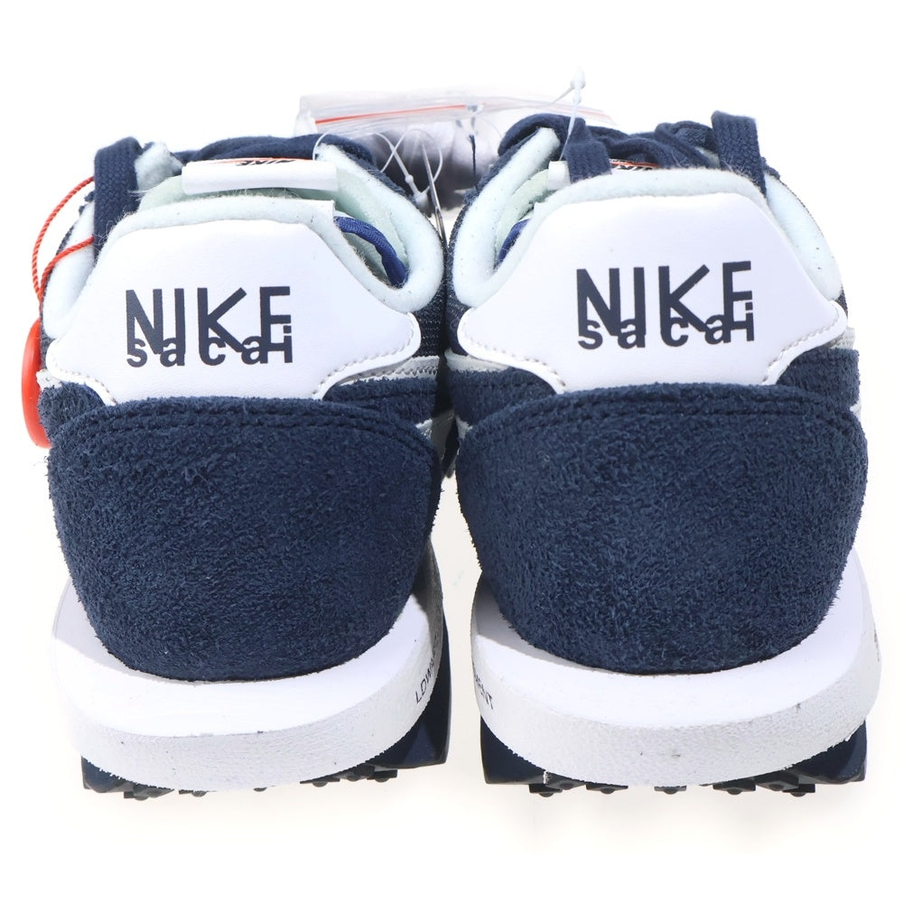 NIKE(ナイキ) ×sacai×FRAGMENT DESIGN LD WAFFLE サカイ フラグメントデザイン LDワッフルローカットスニーカー ネイビー US9/27cm DH2684-400