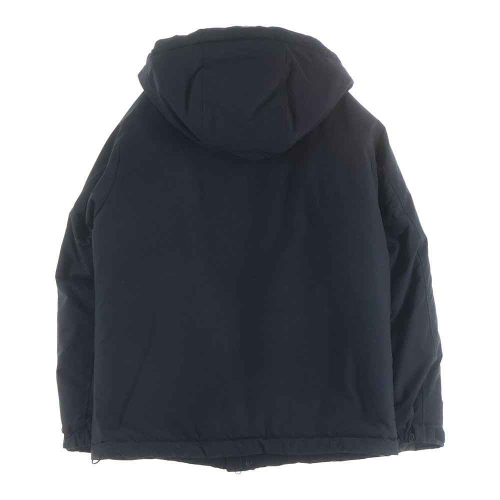 UNITED ARROWS(ユナイテッドアローズ) ドローストリング フーデッド中綿ジャケット ブラック 6225-699-0728