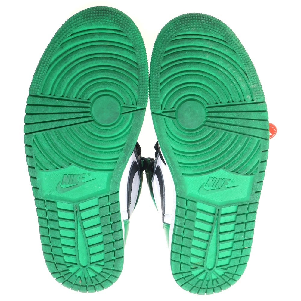 NIKE(ナイキ) AIR JORDAN 1 RETRO HIGH OG LUCKY GREEN エアジョーダン レトロ ラッキーグリーン ハイカットスニーカー グリーン/ホワイト US8.5/26.5cm DZ5485-031