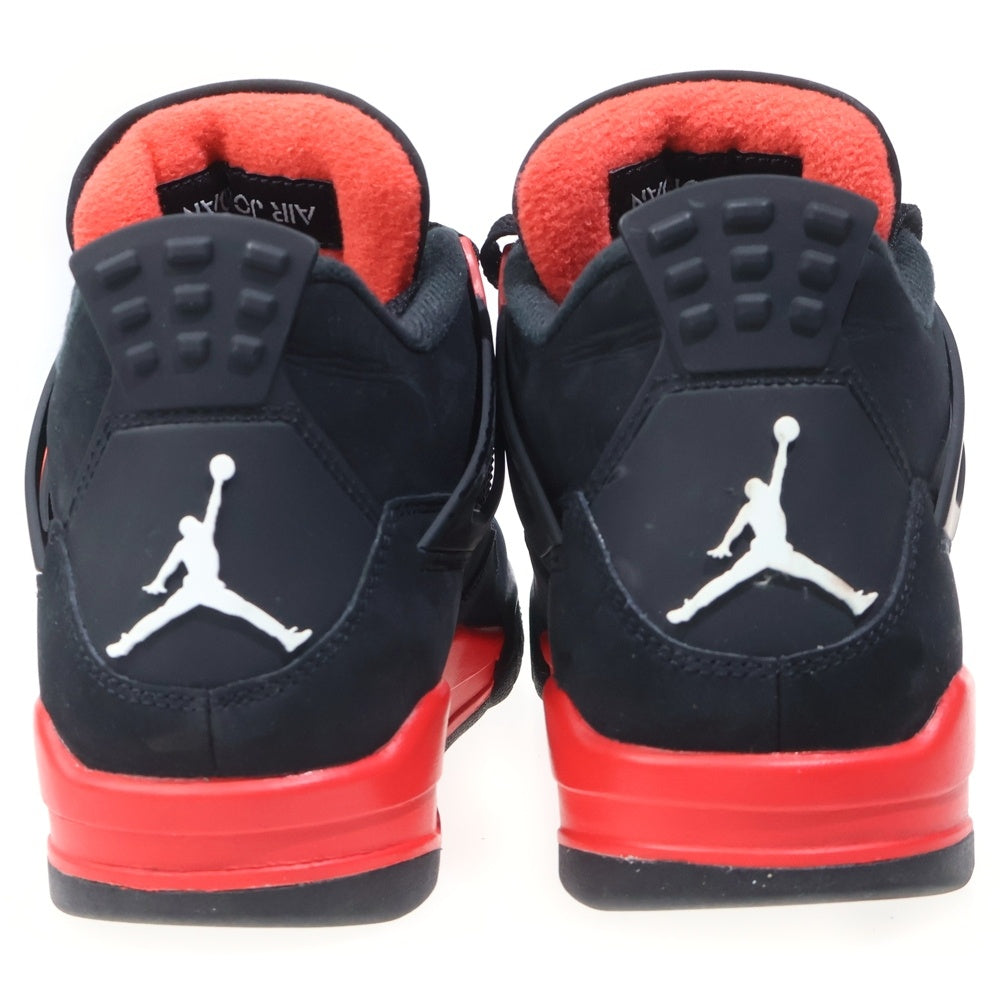 NIKE(ナイキ) AIR JORDAN 4 RED THUNDER CRIMSON エア ジョーダン4 レッド サンダー クリムゾン ハイカットスニーカー レッド/ブラック US8.5/26.5cm CT8527-016