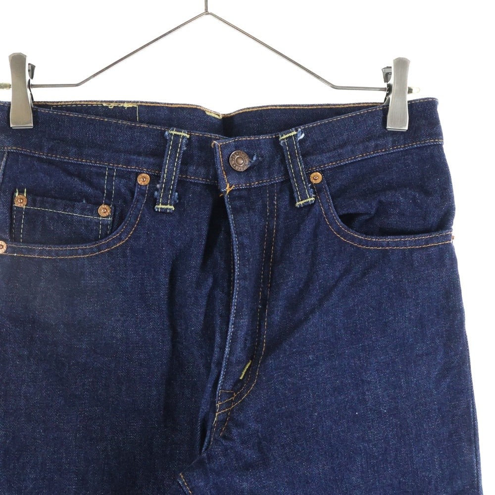 Levi's(リーバイス) 90S 517 ビッグE ボタン裏555 USA製 バレンシア工場製 ジップフライ デニムブーツカットパンツ インディゴ 71517-0017