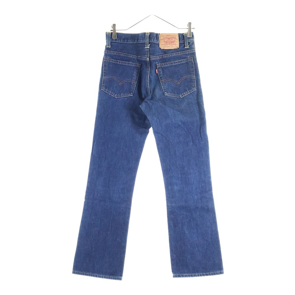 Levi's(リーバイス) 90S 517 ビッグE ボタン裏555 USA製 バレンシア工場製 ジップフライ デニムブーツカットパンツ インディゴ 71517-0017