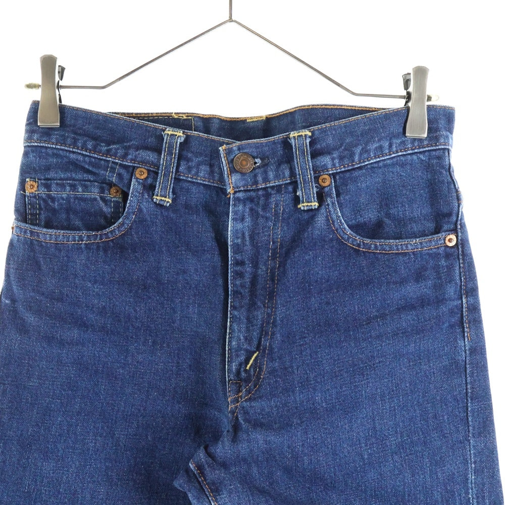 Levi's(リーバイス) 90S 517 ビッグE ボタン裏555 USA製 バレンシア工場製 ジップフライ デニムブーツカットパンツ インディゴ 71517-0017