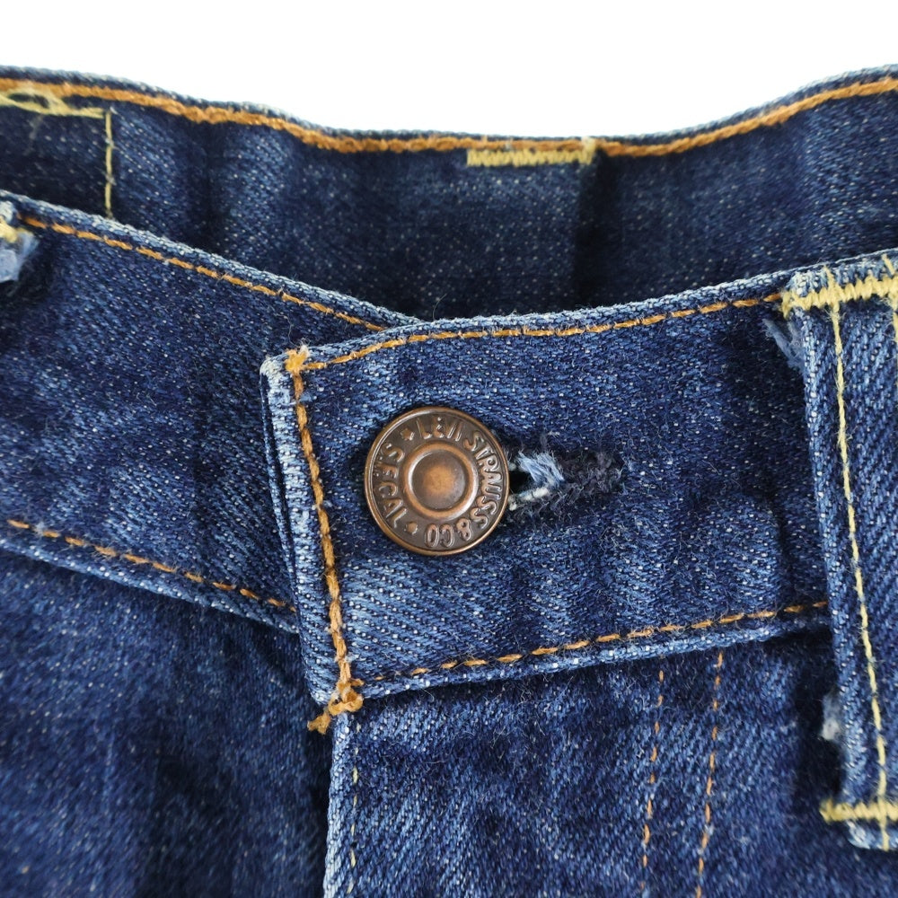Levi's(リーバイス) 90S 517 ビッグE ボタン裏555 USA製 バレンシア工場製 ジップフライ デニムブーツカットパンツ インディゴ 71517-0017