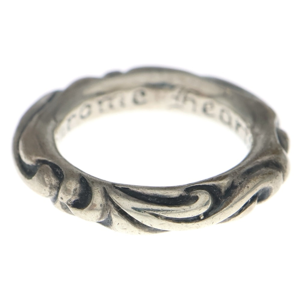 CHROME HEARTS(クロムハーツ) SCRL BAND スクロールバンド リング シルバー BCA351