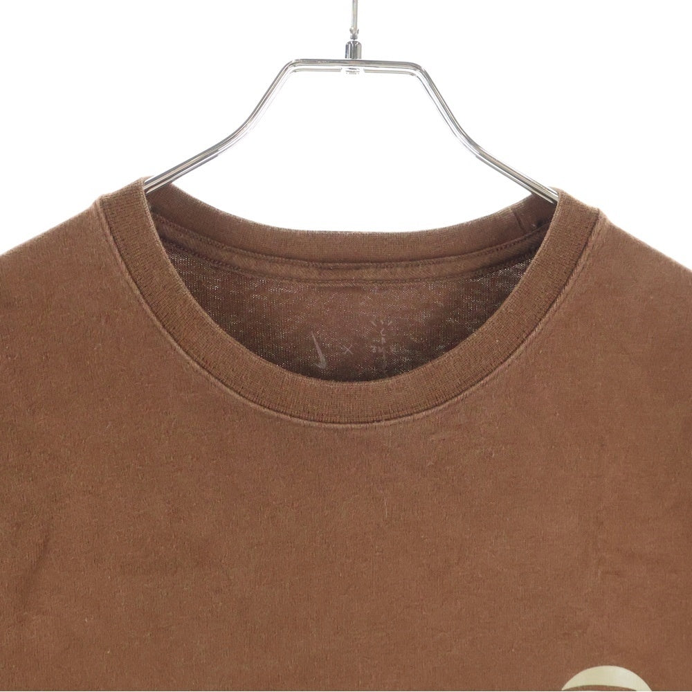 NIKE(ナイキ) ×CACTUS JACK AS U NRG BH SS TEE CACAO WOW Tee カクタスジャック 両面プリントTシャツ 半袖クルーネックカットソー ブラウン DM1286-259