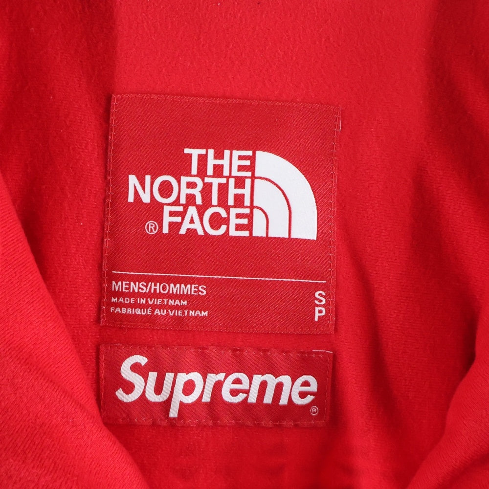 SUPREME(シュプリーム) 21SS ×THE NORTH FACE Studded Mountain Light Jacketノースフェイス スタッデッドデザイン フーデッド ナイロン マウンテンライトジャケット レッド NF0A5IQV