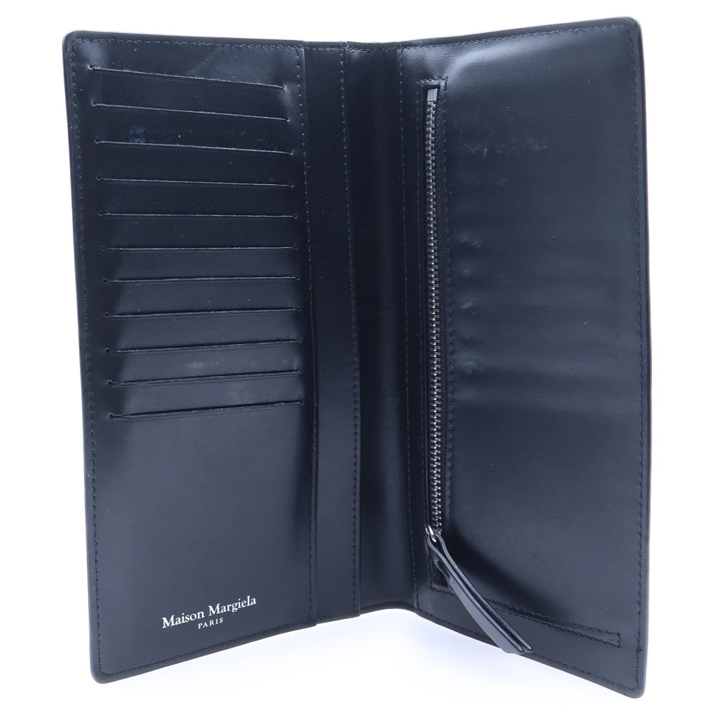 Maison Margiela(メゾンマルジェラ) 4ステッチ グレインレザー 長財布 ロングウォレット ブラック SA1UI0021