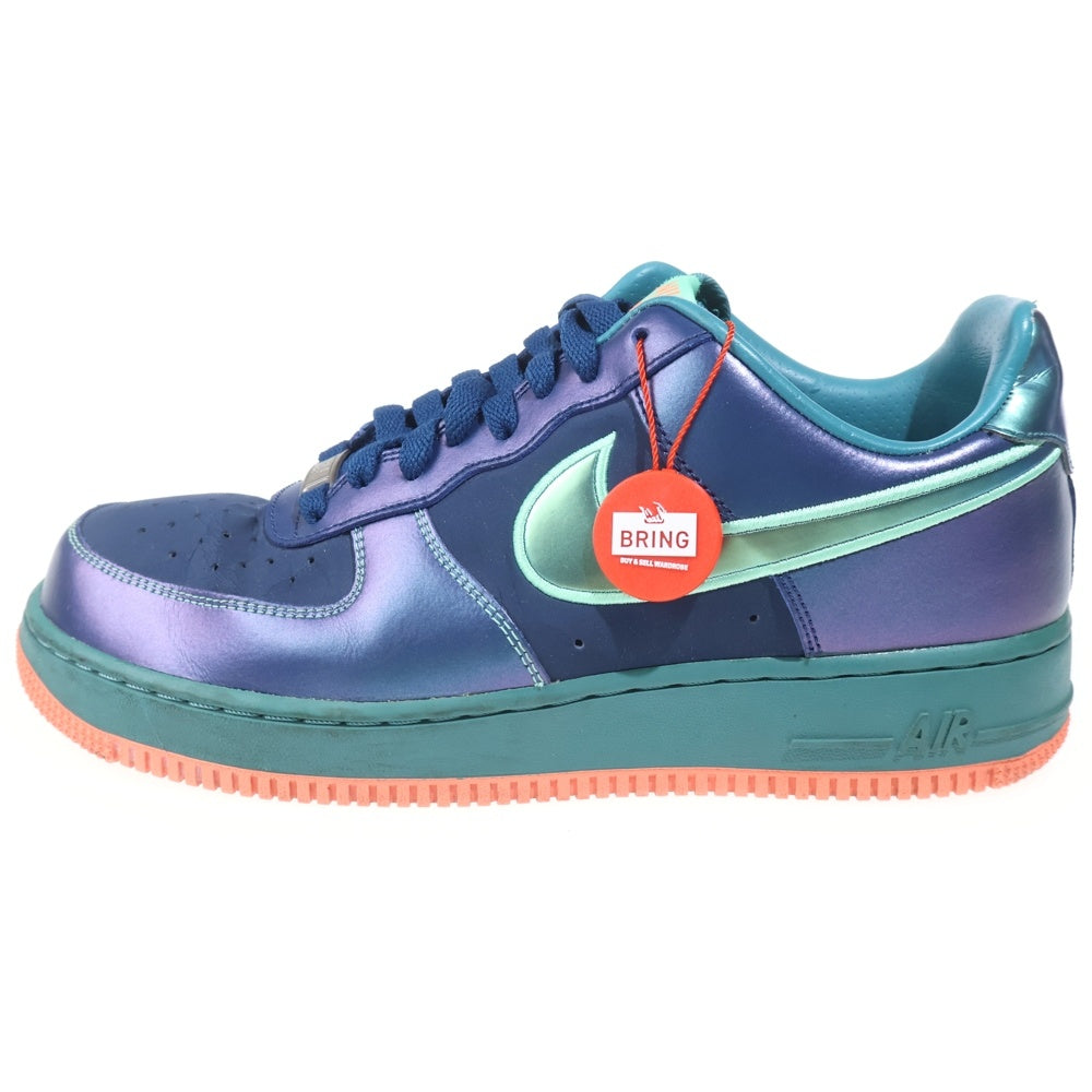 NIKE(ナイキ) 【観賞用2013年製】 AIR FORCE 1 LOW Brave Blue Mineral Teal エアフォース1 ローカットスニーカー ブルー/グリーン US8.5/26.5cm 488298-420