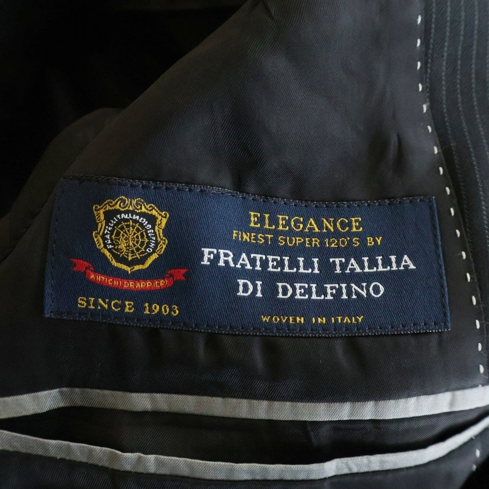 Paul Smith LONDON(ポールスミス ロンドン) ×Fratelli Tallia di Delfino フラテッリ タリア ディ デルフィノ セットアップ ノッチドラペル 3B ストライプ ジャケット スラックス FS-HK-50937