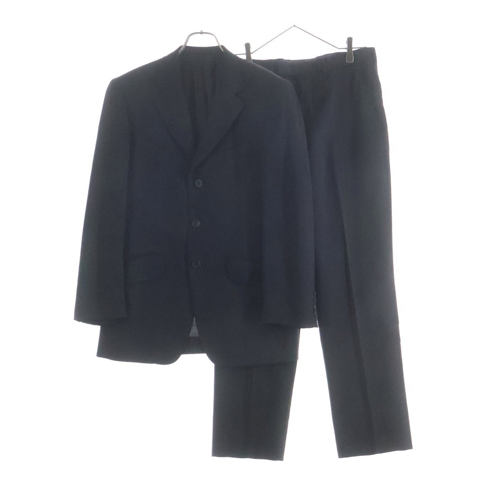Paul Smith COLLECTION(ポールスミス コレクション) ウール セットアップスーツ ノッチドラペル 3B シングルテーラードジャケット ジップアップ センタープレス スラックスパンツ SN-OH-1415703