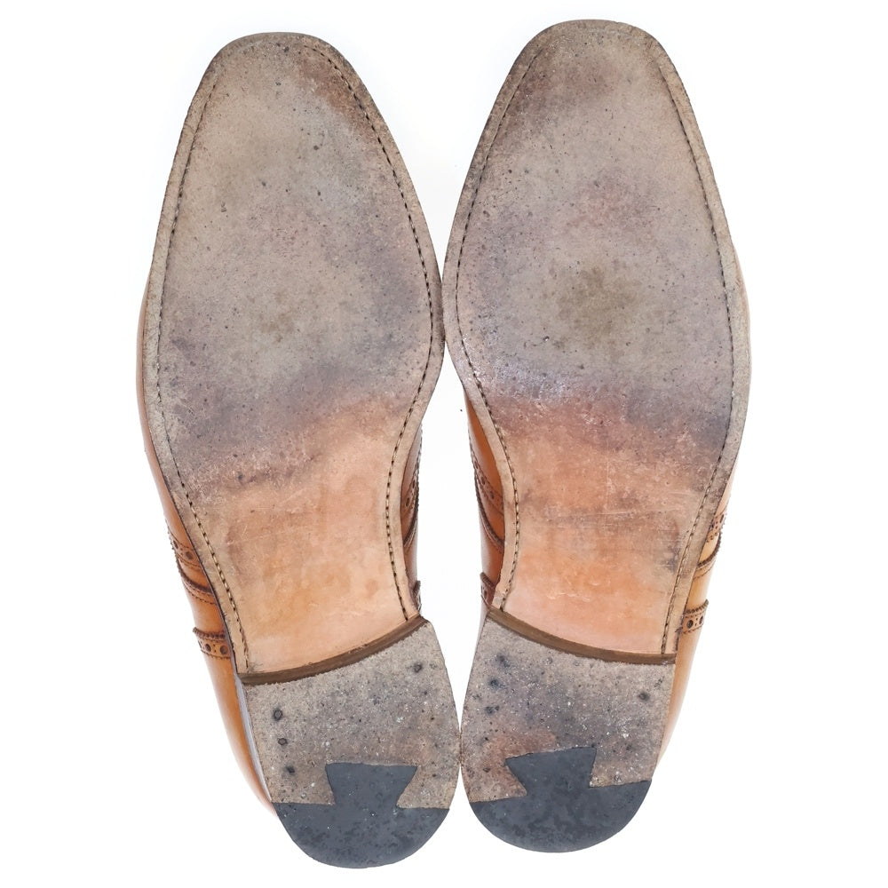 Crockett&Jones(クロケットアンドジョーンズ) ×Paul Smith ポールスミス別注 ウイングチップ レザー ドレスシューズ ブラウン 9619