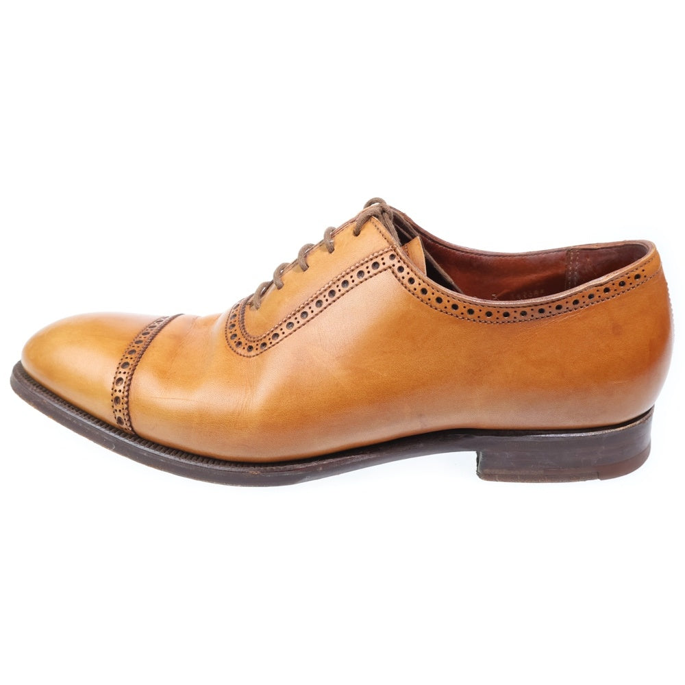 Crockett&Jones(クロケットアンドジョーンズ) ×Paul Smith ポールスミス別注 ストレートチップ レザー ドレスシューズ ブラウン 9480