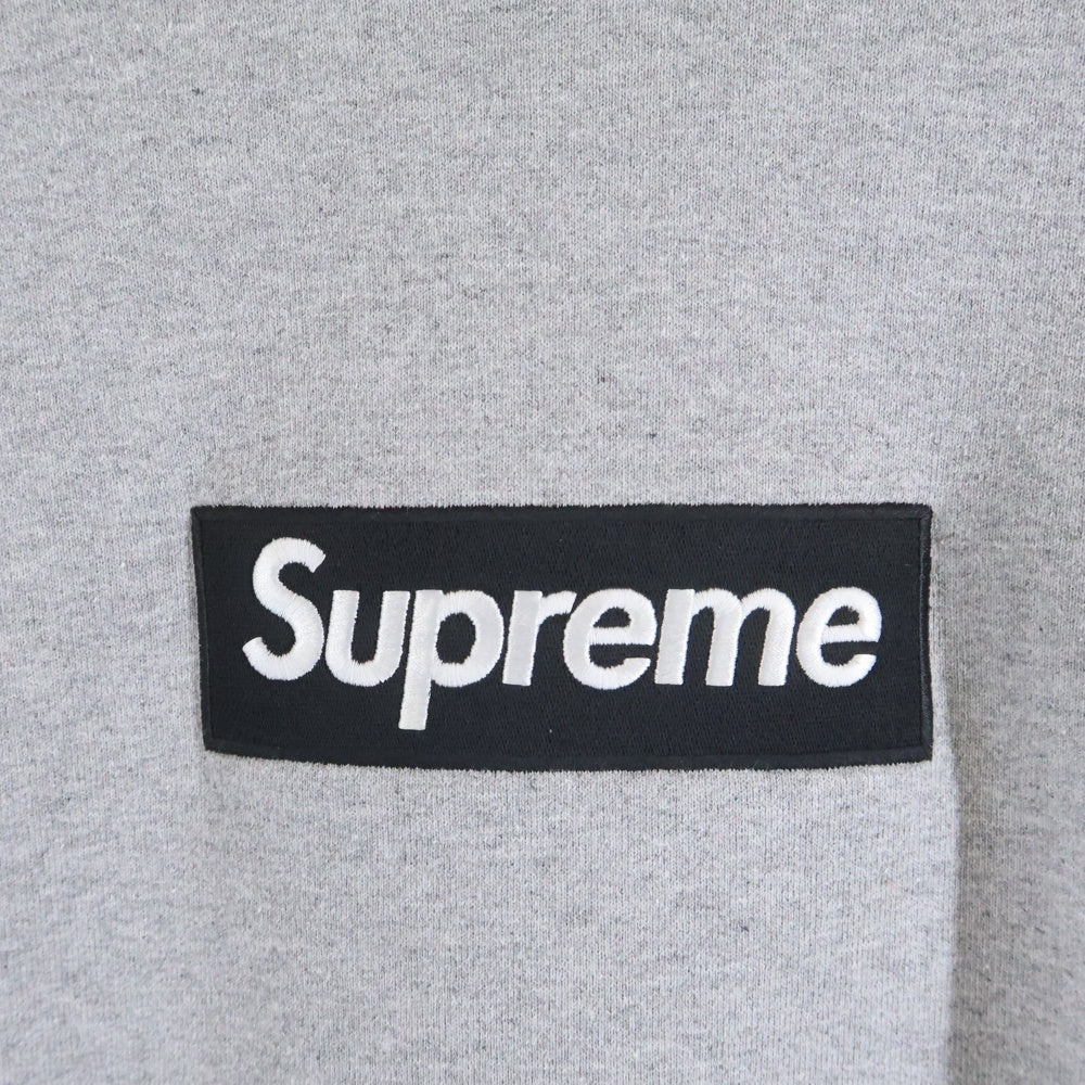 SUPREME(シュプリーム) 22AW Box Logo Crewneck Heather Grey ボックス ロゴ クルーネックプルオーバー スウェットトレーナー グレー