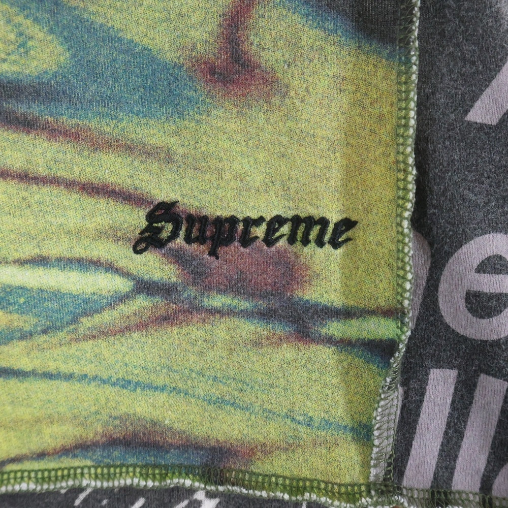 SUPREME(シュプリーム) 21SS Mosaic patchwork L/S モザイク パッチワーク クルーネック長袖Tシャツ カットソー マルチカラー