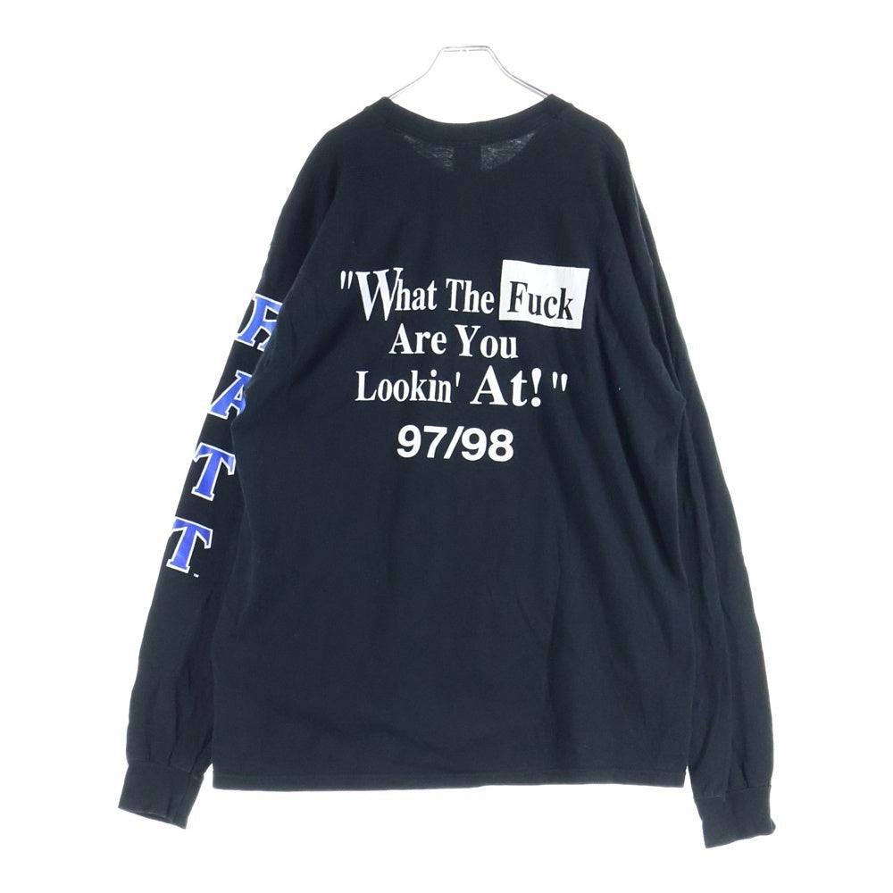 VINTAGE(ヴィンテージ) 90S VINTAGE RATT AMERICAN GLAM ヴィンテージ ラット アメリカン グラム 両面プリント 長袖 バンドTシャツ ブラック