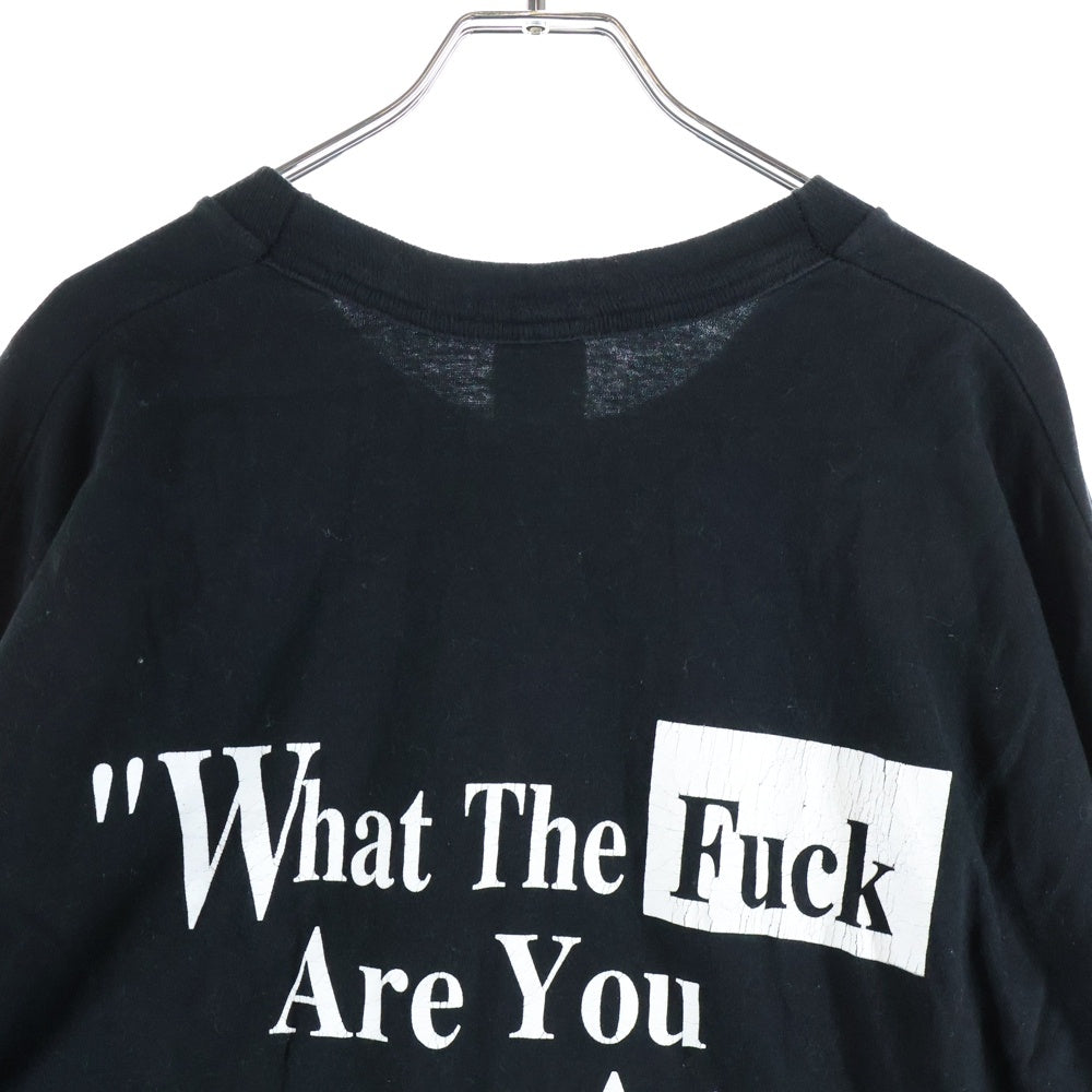 VINTAGE(ヴィンテージ) 90S VINTAGE RATT AMERICAN GLAM ヴィンテージ ラット アメリカン グラム 両面プリント 長袖 バンドTシャツ ブラック