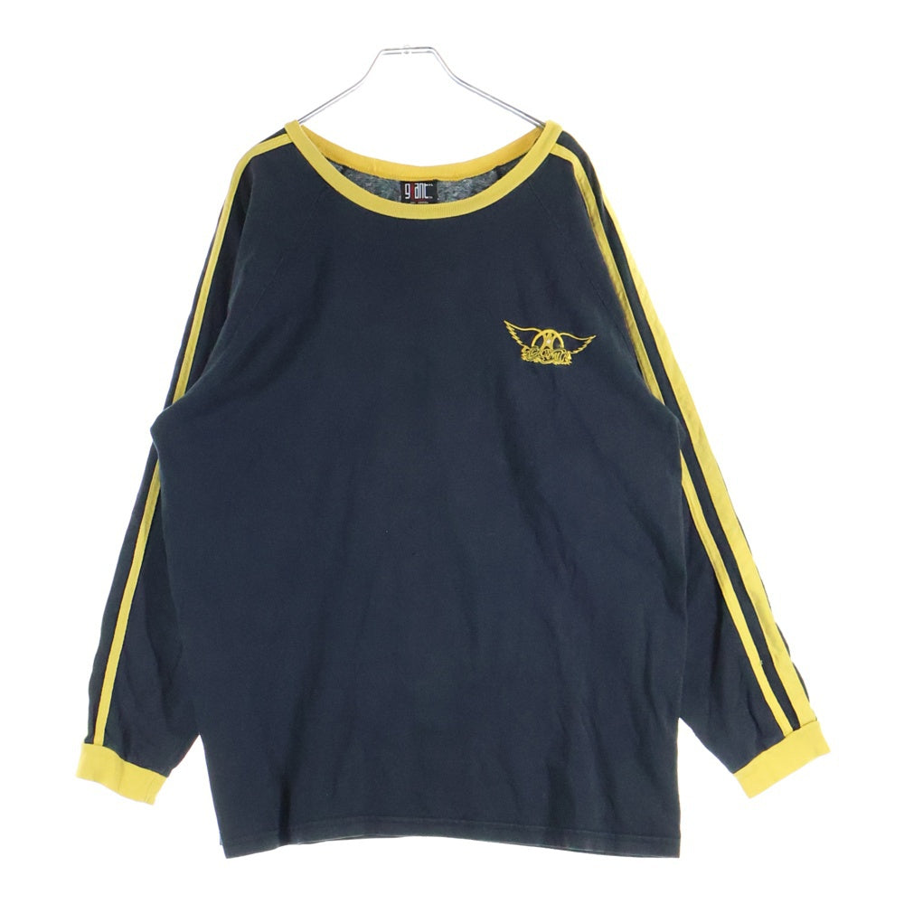 VINTAGE(ヴィンテージ) 90S VINTAGE AEROSMITH ROCK TEE ヴィンテージ エアロスミス ロックTシャツ USA製 バンド 長袖Tシャツ ブラック/イエロー