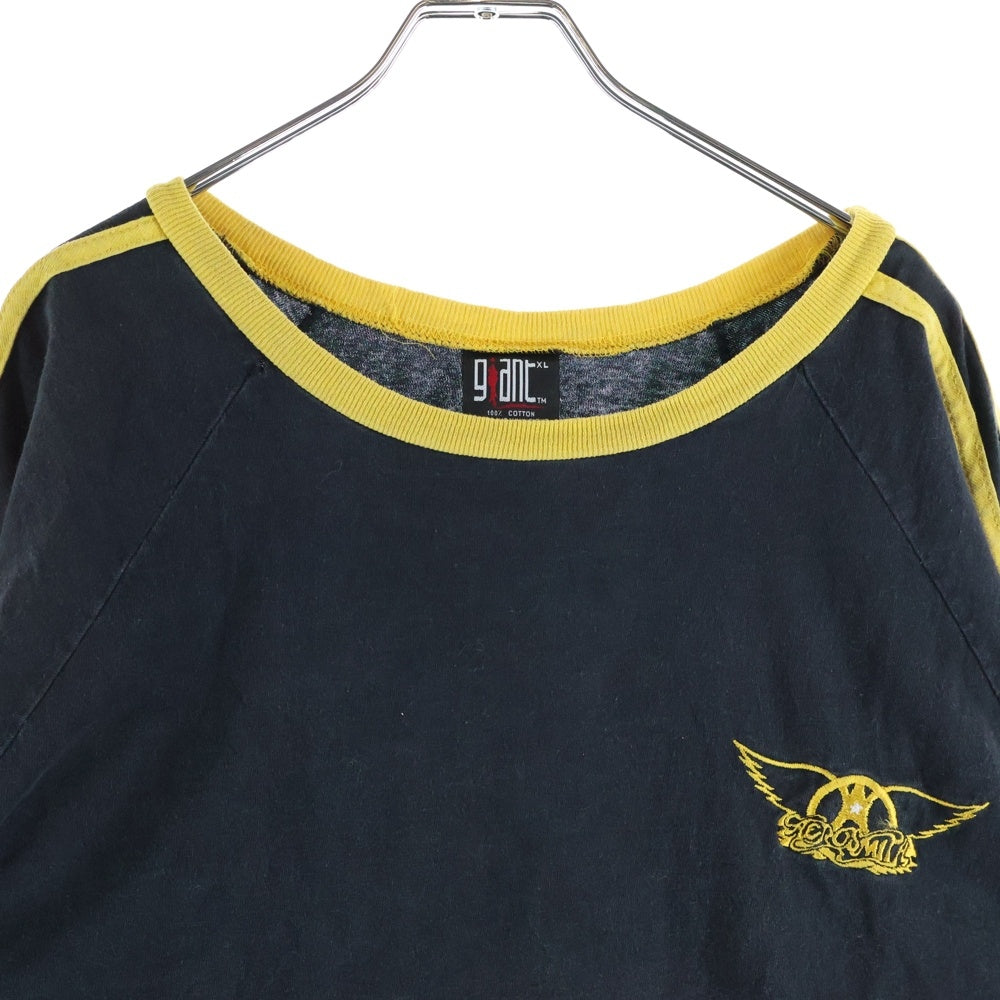 VINTAGE(ヴィンテージ) 90S VINTAGE AEROSMITH ROCK TEE ヴィンテージ エアロスミス ロックTシャツ USA製 バンド 長袖Tシャツ ブラック/イエロー