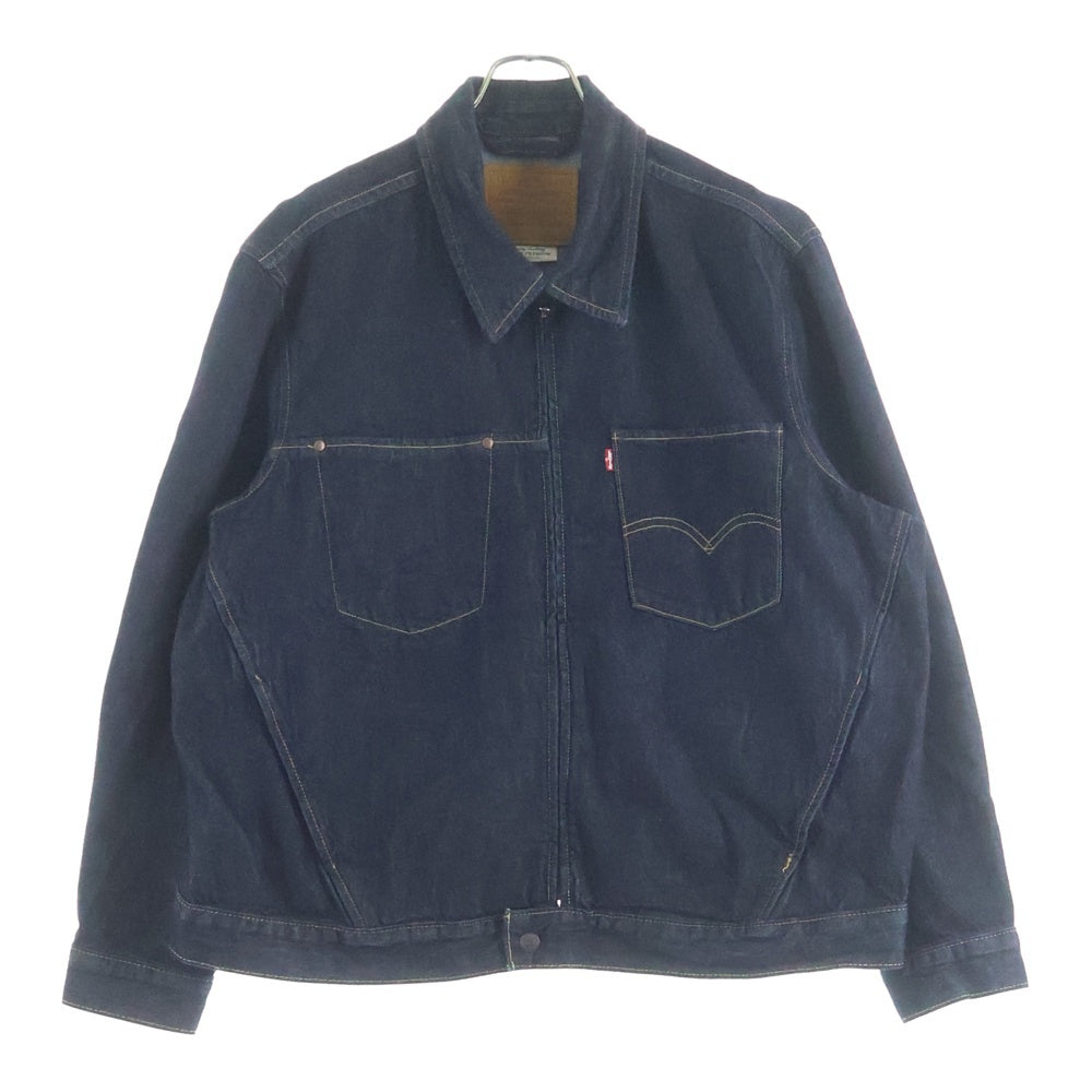 Levi's premium(リーバイスプレミアム) TWISTED 両面タブ ビックE ジップアップ デニムトラッカージャケット インディゴ PC9-003M3-0000