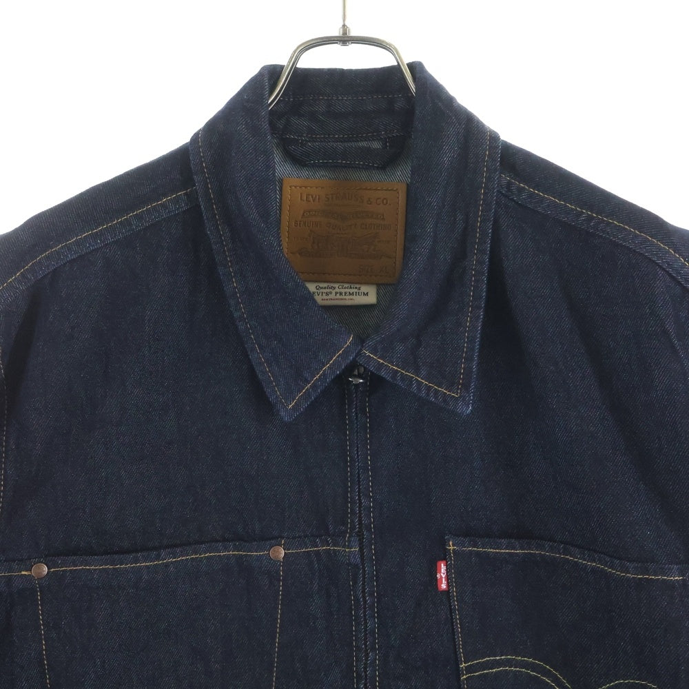 Levi's premium(リーバイスプレミアム) TWISTED 両面タブ ビックE ジップアップ デニムトラッカージャケット インディゴ PC9-003M3-0000