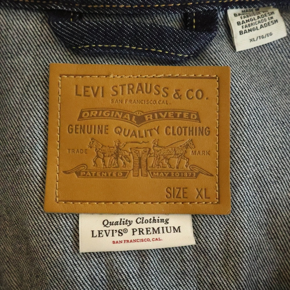 Levi's premium(リーバイスプレミアム) TWISTED 両面タブ ビックE ジップアップ デニムトラッカージャケット インディゴ PC9-003M3-0000