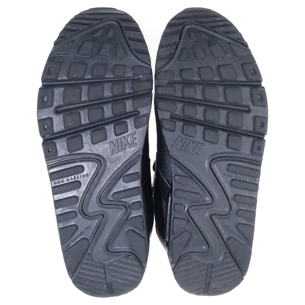 NIKE(ナイキ) GS AIR MAX 90 LTR TRIPLE BLACK エア マックス 90 LTR トリプル ブラック レディース US6.5Y/24.5cm CD6864-028