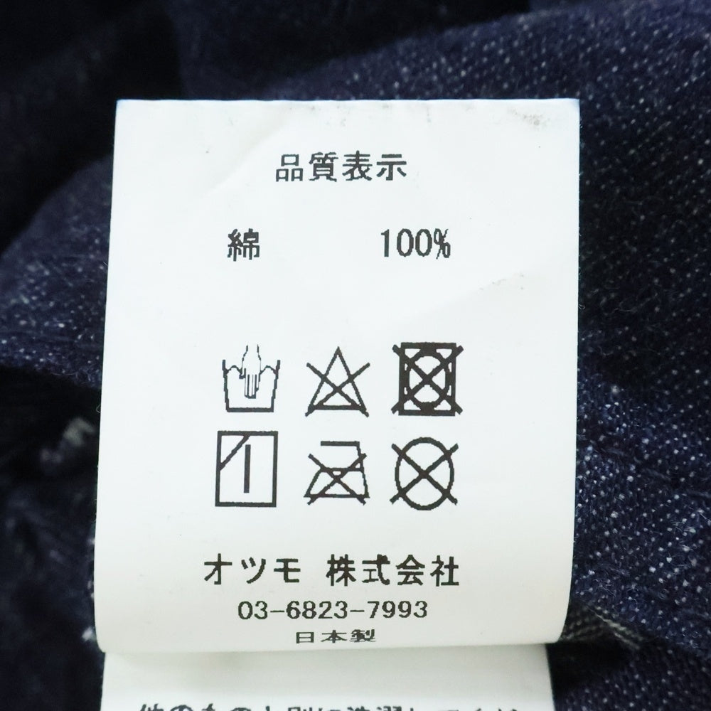 HUMAN MADE(ヒューマンメイド) 24SS ×KAWS KAWS MADE DENIM COVERALL JACKET カウズ カウズメイド デニム カバーオール ジャケット インディゴ HM-1917
