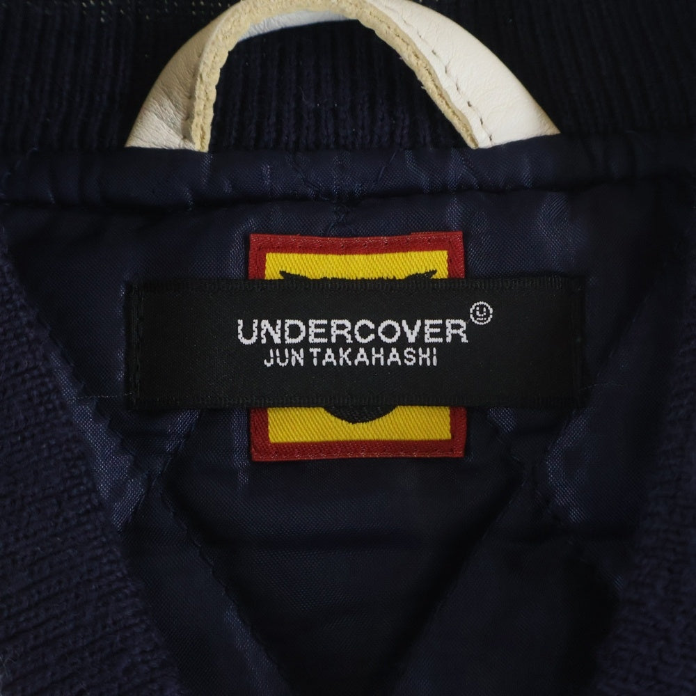 HUMAN MADE(ヒューマンメイド) 22AW ×UNDERCOVER LAST AUSSIE 2 VARSITY JACKET アンダーカバー ラストオージー2 バーシティジャケット レッド/ホワイト UC2B9210