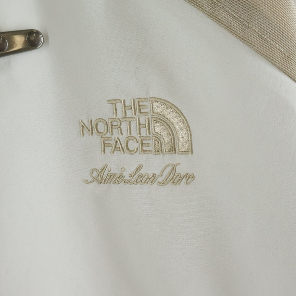 THE NORTH FACE(ザノースフェイス) 25AW ×AIM LEON DORE FIREMAN JACKET エメ レオン ドレ ロゴエンブロイダリー ナイロン 切り替え ジップアップ ファイヤーマン ジャケット ホワイト/ NP52501AD
