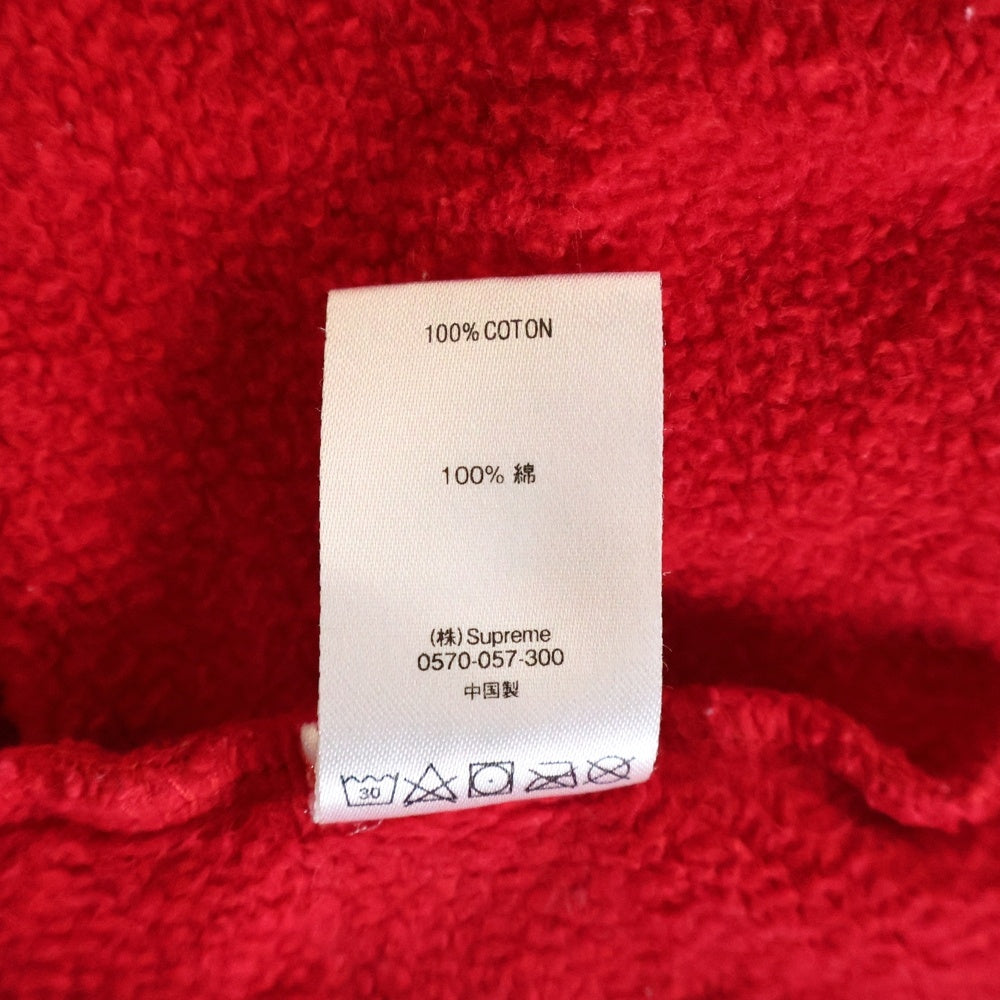 SUPREME(シュプリーム) 18AW Paneled Hooded Sweatshirt パネルド ロゴデザイン フーデッド スウェット パーカー レッド
