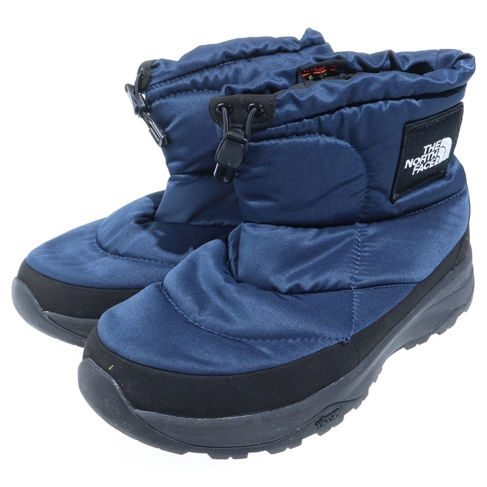 THE NORTH FACE(ザノースフェイス) NUPTSE BOOTIE ヌプシ エンブロイダリーロゴデザイン キルティングブーツ ネイビー 1041728N3X
