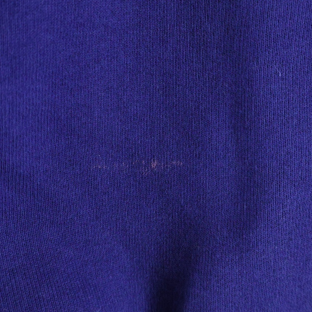 GUCCI(グッチ) 21AW ×THE NORTH FACE ノースフェイス ロゴデザイン ナイロン切り替え フーデッド ジップアップ スウェット パーカー パープル 671462