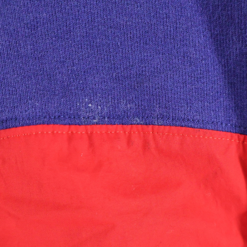 GUCCI(グッチ) 21AW ×THE NORTH FACE ノースフェイス ロゴデザイン ナイロン切り替え ドローストリング スウェットパンツ パープル 671463