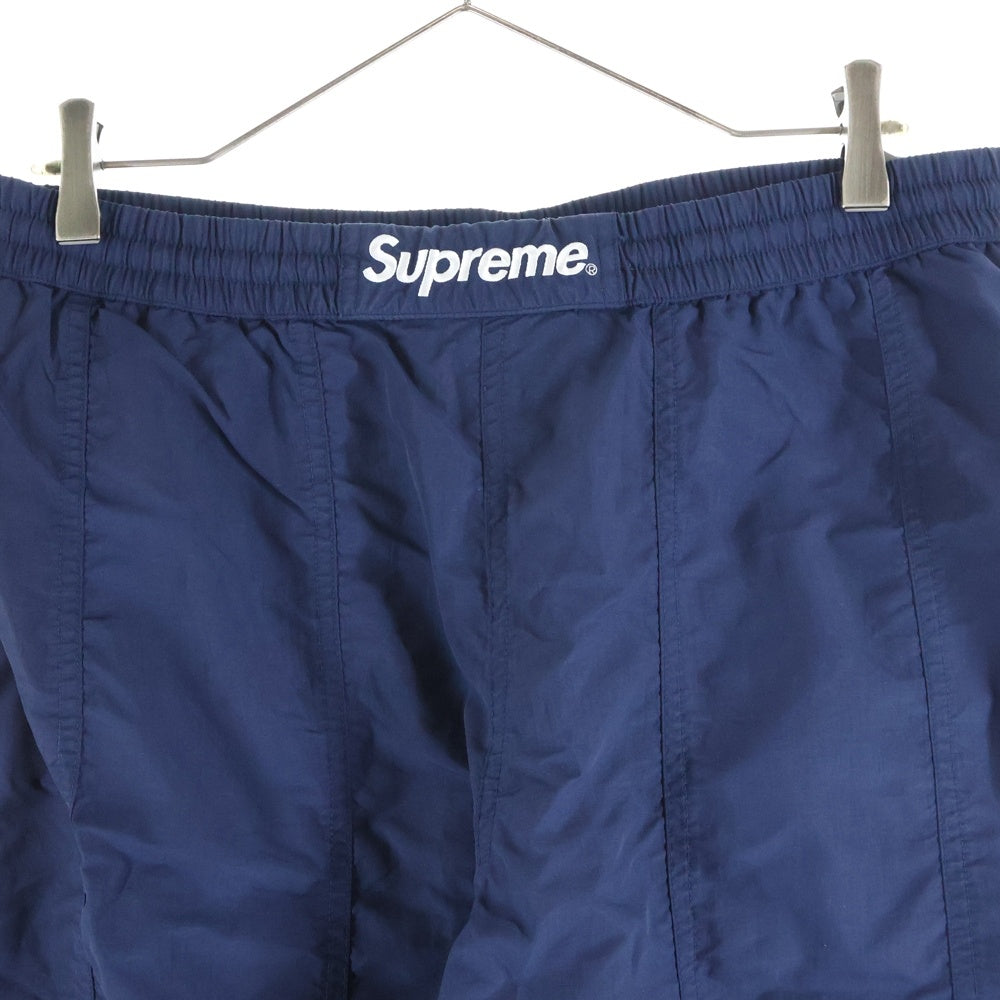 SUPREME(シュプリーム) 19AW Paneled Warm Up Pant パネルド ウォームアップ ナイロンパンツ ネイビー