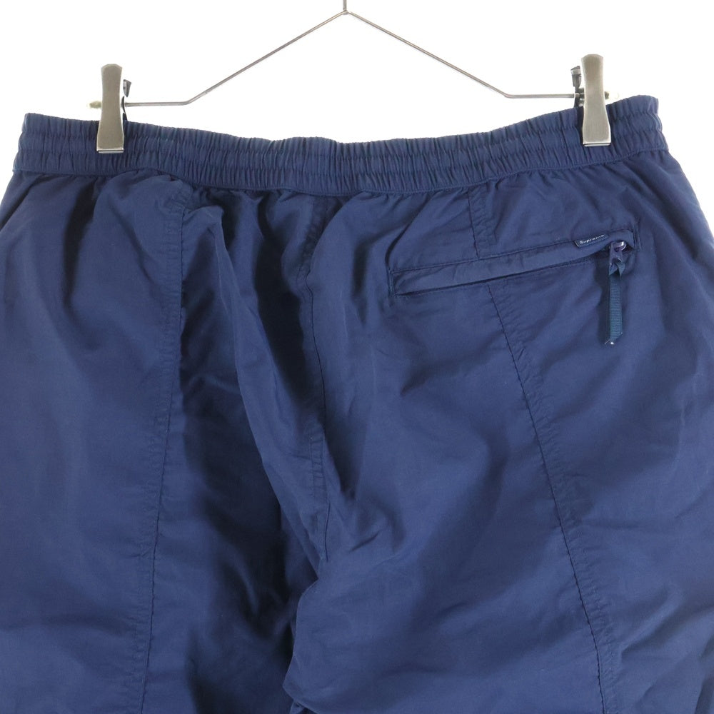 SUPREME(シュプリーム) 19AW Paneled Warm Up Pant パネルド ウォームアップ ナイロンパンツ ネイビー